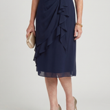 Marguerite™ | Haljina midi s volanima i twist strukom