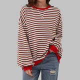 Lana – Ženska prugasta oversized bluza