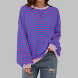 Lana – Ženska prugasta oversized bluza