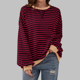 Lana – Ženska prugasta oversized bluza