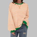 Lana – Ženska prugasta oversized bluza