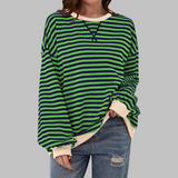 Lana – Ženska prugasta oversized bluza