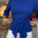 Lea – Elegantni ženski top s vezanjem