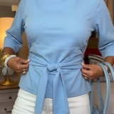 Lea – Elegantni ženski top s vezanjem