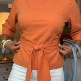 Lea – Elegantni ženski top s vezanjem