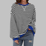 Lana – Ženska prugasta oversized bluza