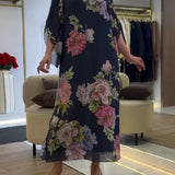 Ivana – Elegantna haljina s kratkim rukavima