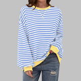Lana – Ženska prugasta oversized bluza