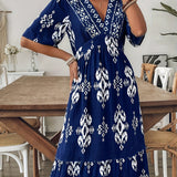 Eloria - Vintage boho maksi haljina