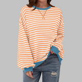 Lana – Ženska prugasta oversized bluza