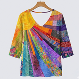 Maja | Vintage Šarena Patchwork Majica