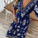 Eloria - Vintage boho maksi haljina