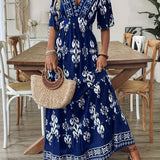 Eloria - Vintage boho maksi haljina