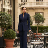 Georgina - Set s Blazerom i Palazzo Hlačama